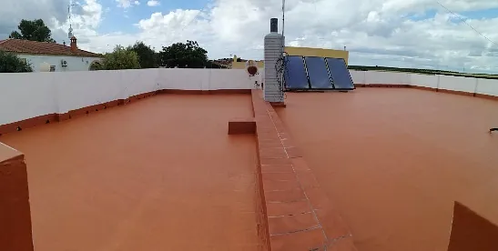 Terraza en poliuretano en Osuna (Sevilla).