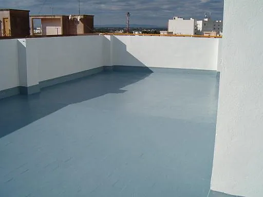 Terraza de poliuretano en Jerez de la Frontera (Cádiz).